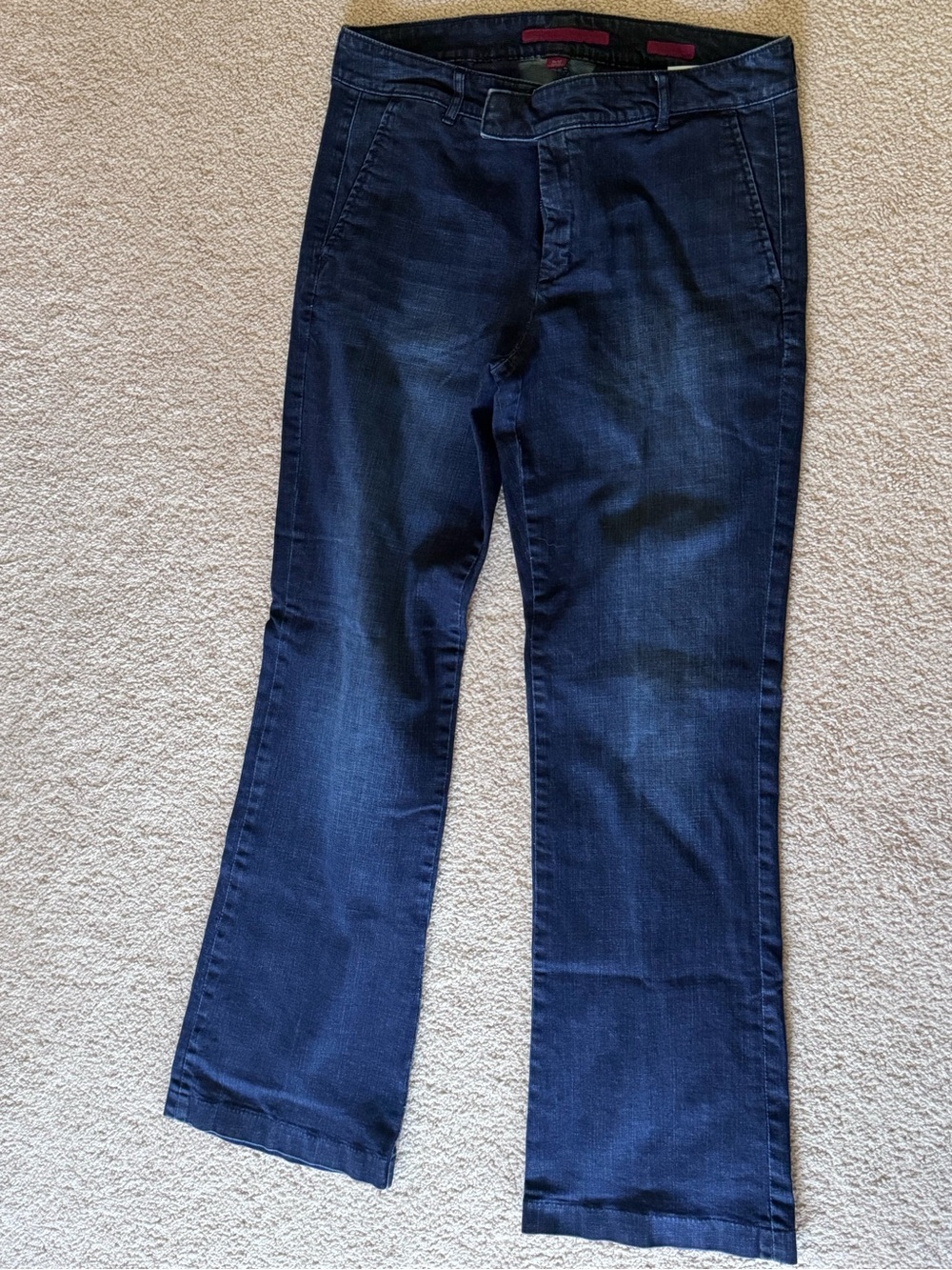 Banana Republic Women's Dark Blue Boot Cut Jeans